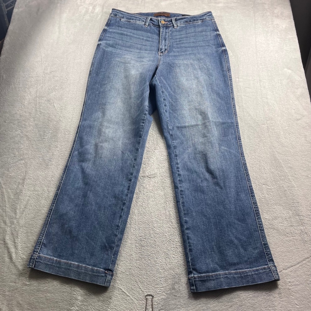 Judy Blue Straight Fit Jeans Medium Wash High Rise‎ Denim JB88596-MD-CO 14W